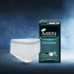 TENA Men pack and product