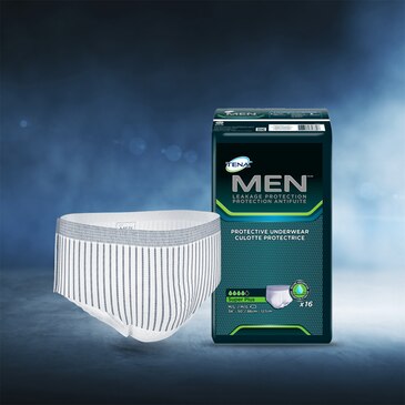 Emballage et produit TENA Men