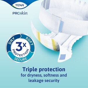 Triple Protection for dryness, softness and leakage security