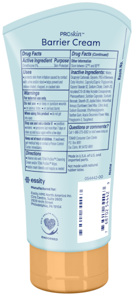 Barrer Cream back of pack with ingredients list
