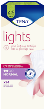Protège-slips pour incontinence TENA Lights | Pour les peaux sensibles