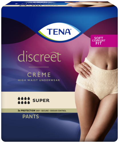 TENA Pants Discreet Super High Waist Crème - TENA