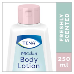 250 ml TENA ProSkin Body Lotion, en pleiende bodylotion med frisk duft