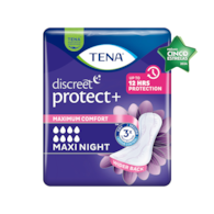 TENA Discreet Protect+ Maxi Night