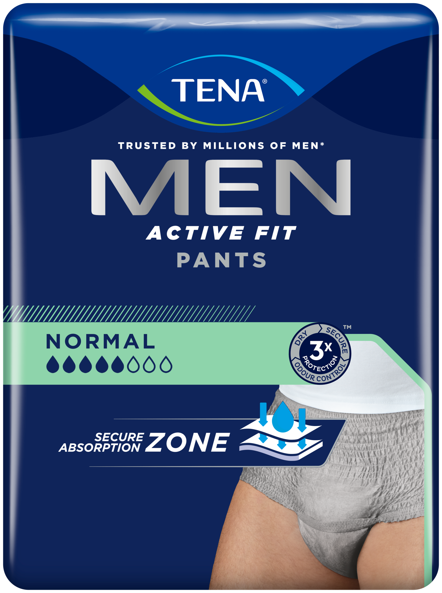 TENA Men Active Fit Hosen Plus | Inkontinenzunterwäsche