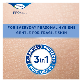TENA ProSkin Wet Wipes pre-moistened large wet wipes that cleanse, moisturise and protect