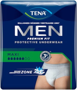 Pack shot of TENA Men underwear Maxi