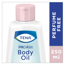 TENA ProSkin Body Oil – 250 ml ošetrujúceho telového oleja bez parfumu