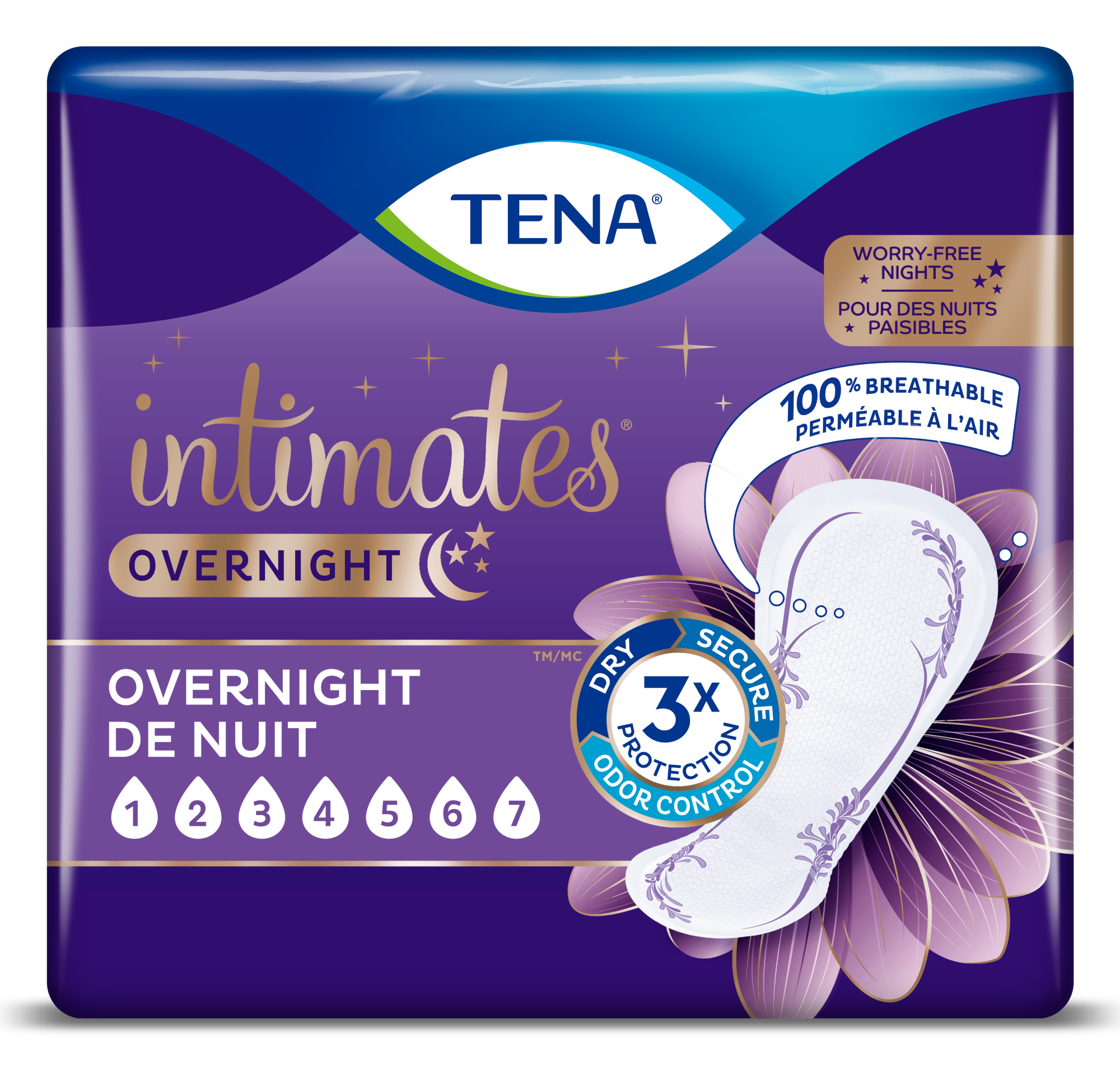TENA Intimates Overnight | Incontinence pad for women