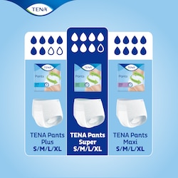 Encuentra el producto más adecuado para ti de la gama de ropa interior para la incontinencia TENA 