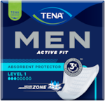TENA Men Level 2 6x10 - Compresa Protectora y Absorbente para Hombre - Para  Incontinencia Moderada - Con Zona de Absorción Mejorada - Máxima