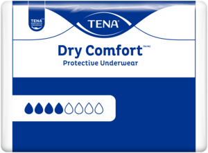 Pack shot of TENA Dry Comfort Protective Underwear