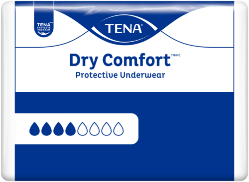Pack shot of TENA Dry Comfort Protective Underwear