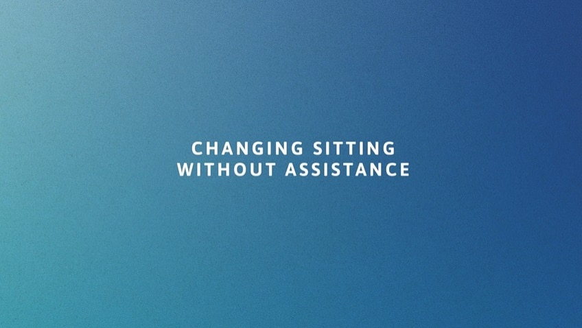 Näin puet TENA Proskin Stretch Day- ja Night inkohousut istuen