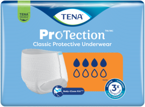 Pack shot of TENA ProTection Classic Protective Underwear