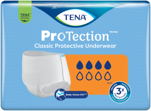 Pack shot of TENA ProTection Classic Protective Underwear