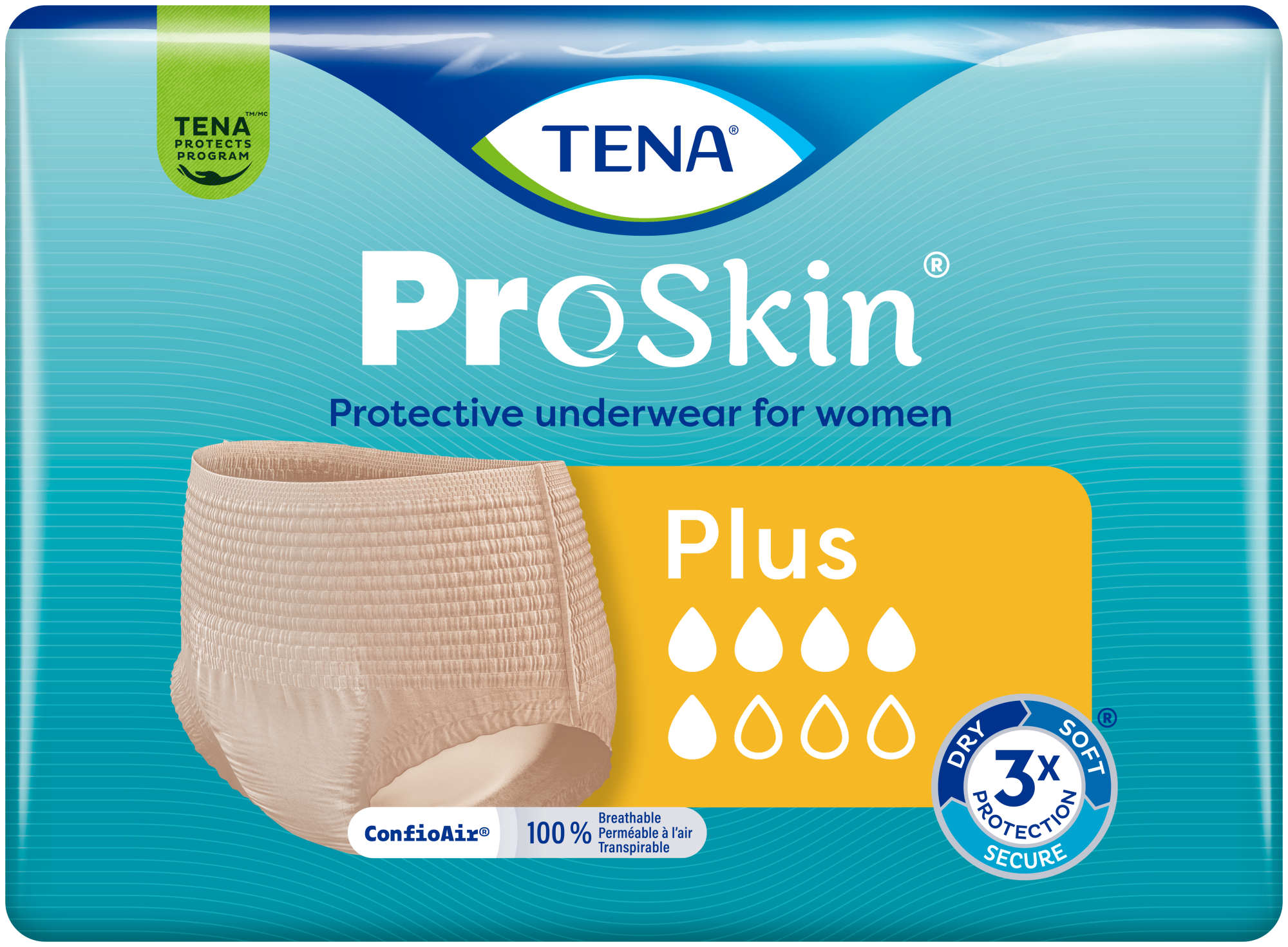 TENA Proskin™ Plus Protective underwear for women | Incontinence underwear