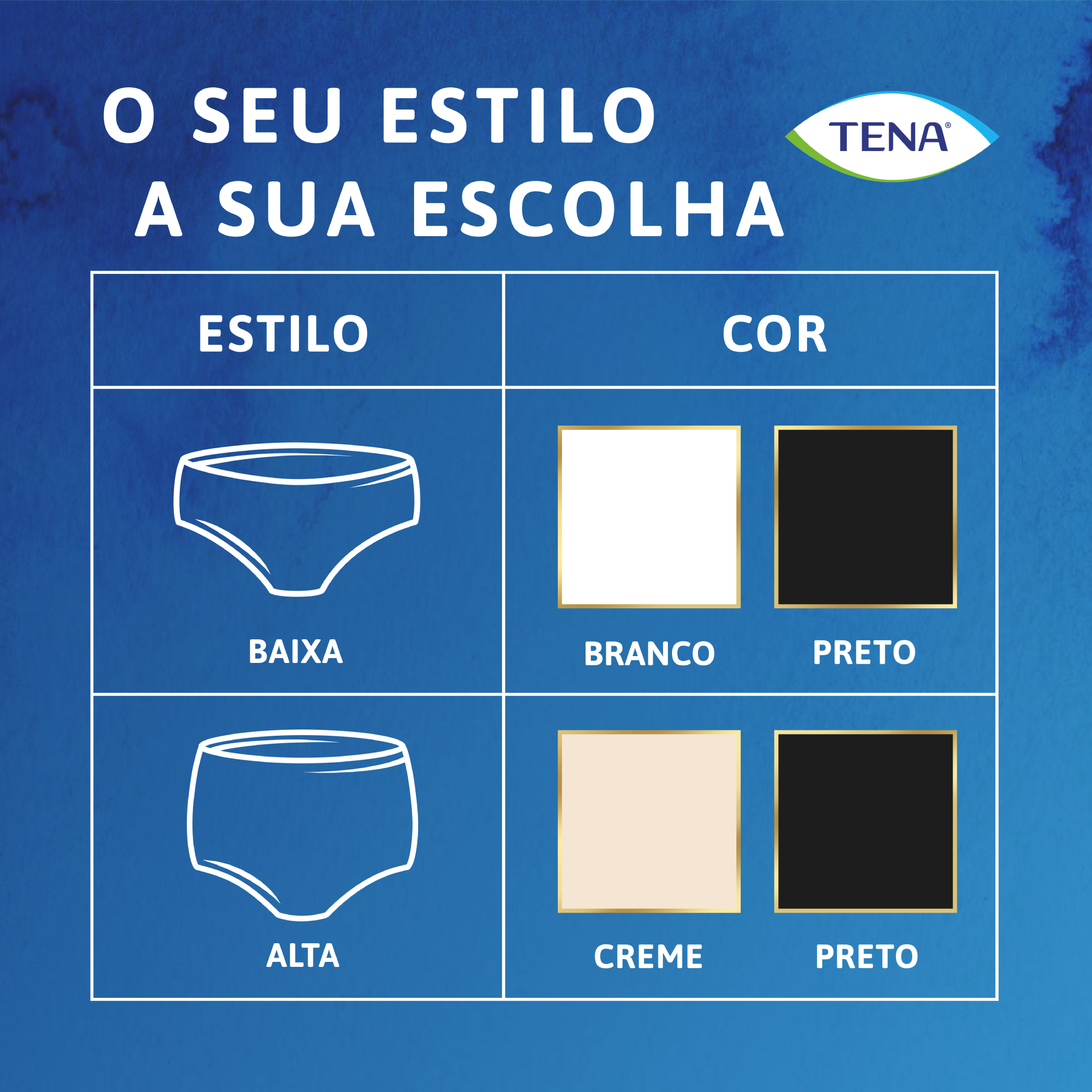 TENA Silhouette Plus Cintura Alta Creme