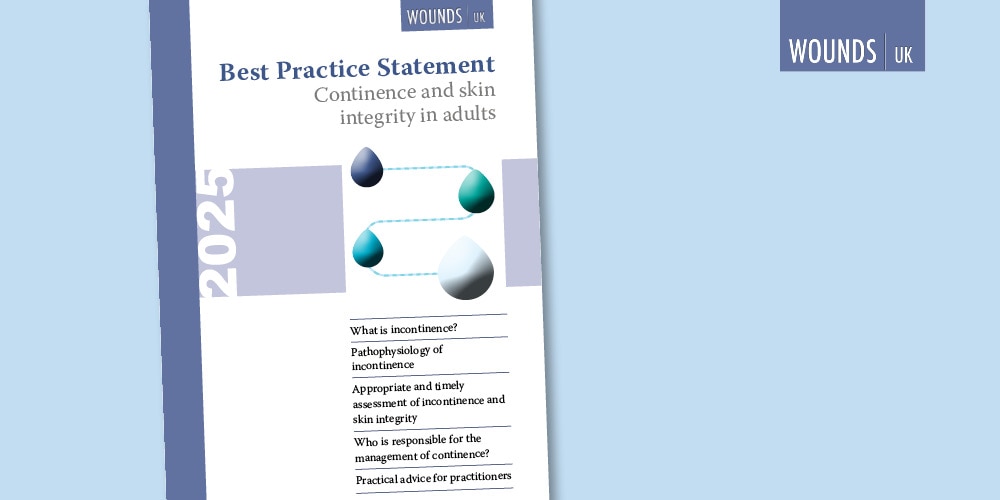 Front cover of Wounds UK Best Practice Statement publication