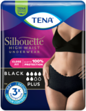 Beauty Pack para roupa interior TENA Silhouette Plus Cintura Alta Preto