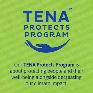 TENA Protects Program – reducing our carbon footprint by 50% by 2030, making a better mark on the planet