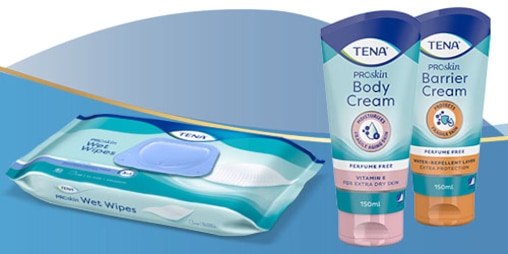 TENA skin care assortment