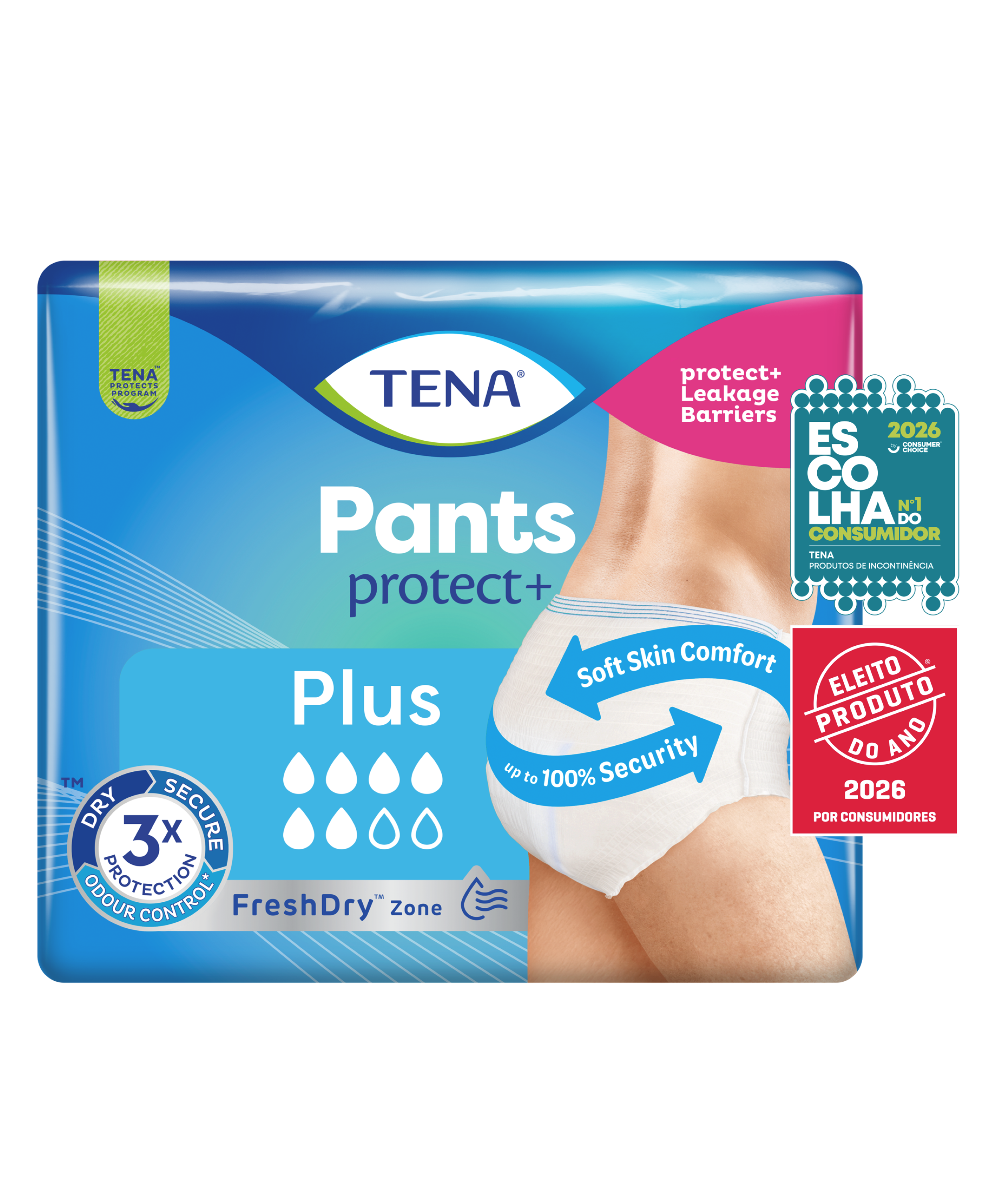 TENA Pants protect+ Plus (M, L e XL)