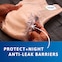 Visualisierung der blauen Auslaufbarrieren, die den TENA Pants Protect+ Produkten für die Nacht ihre Sicherheit verleihen
