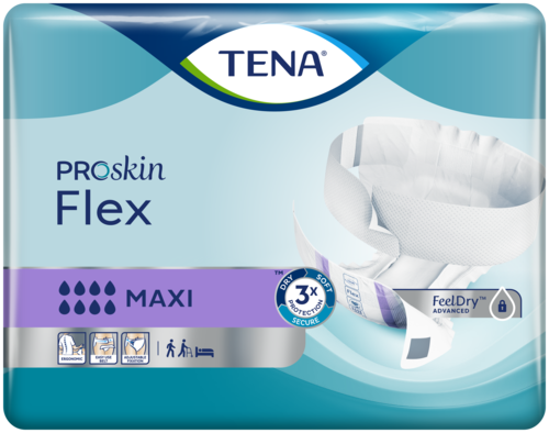 TENA Flex Maxi – ergonoomiline vöömähe pidamatuse kaitseks