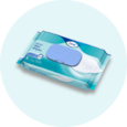A package of TENA ProSkin wet wipes 