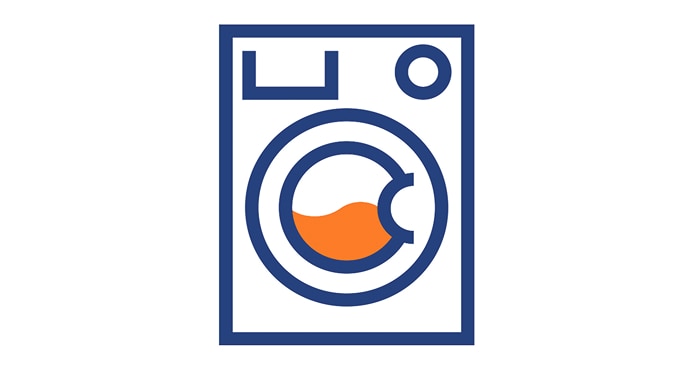 Laundry machine graphic