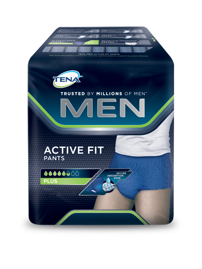 TENA Men Active Fit Pants Plus | Einweghosen für Männer 