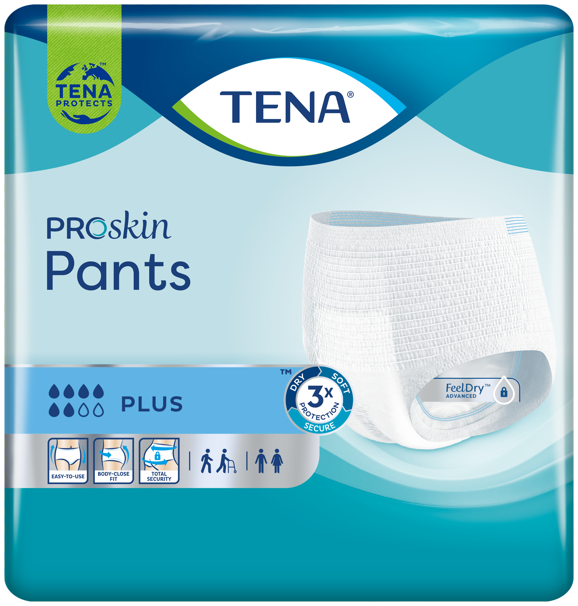 TENA Pants Plus | Sous-vêtement absorbant pour une sécurité totale