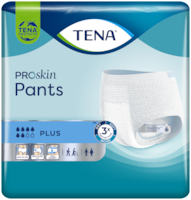 Majtki chłonne TENA Pants Plus  Produkt chłonny dla zapewnienia całkowitego bezpieczeństwa