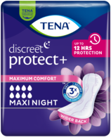 TENA Discreet Protect+ Maxi Night | Protection pour fuites urinaires