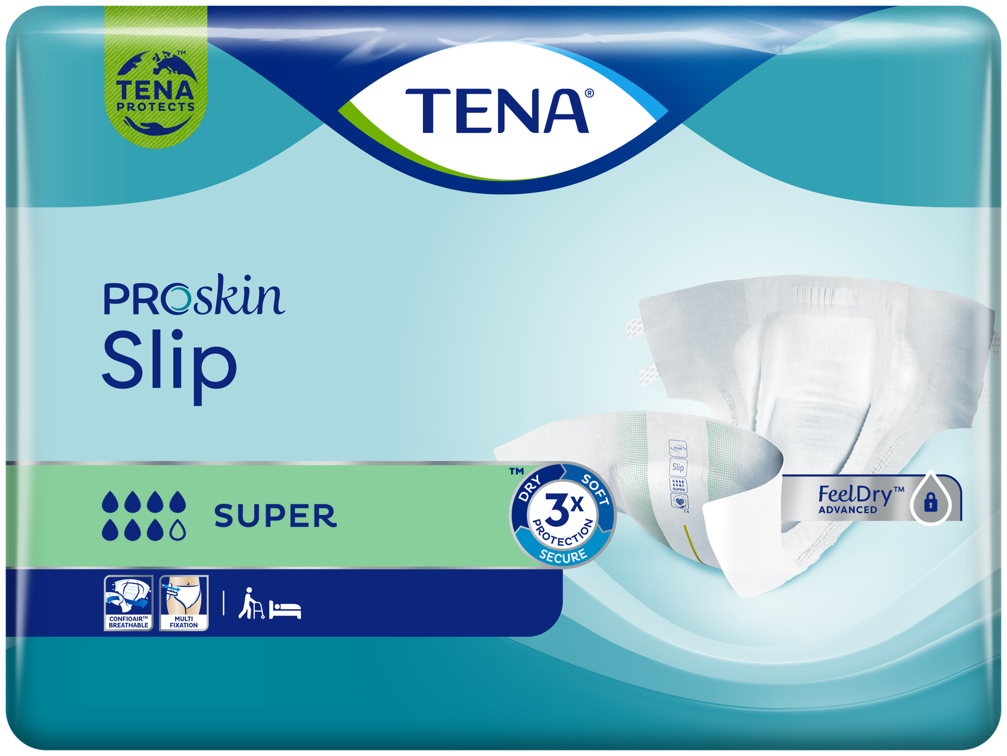 TENA Slip Super S & XL  | All-in-one incontinence product
