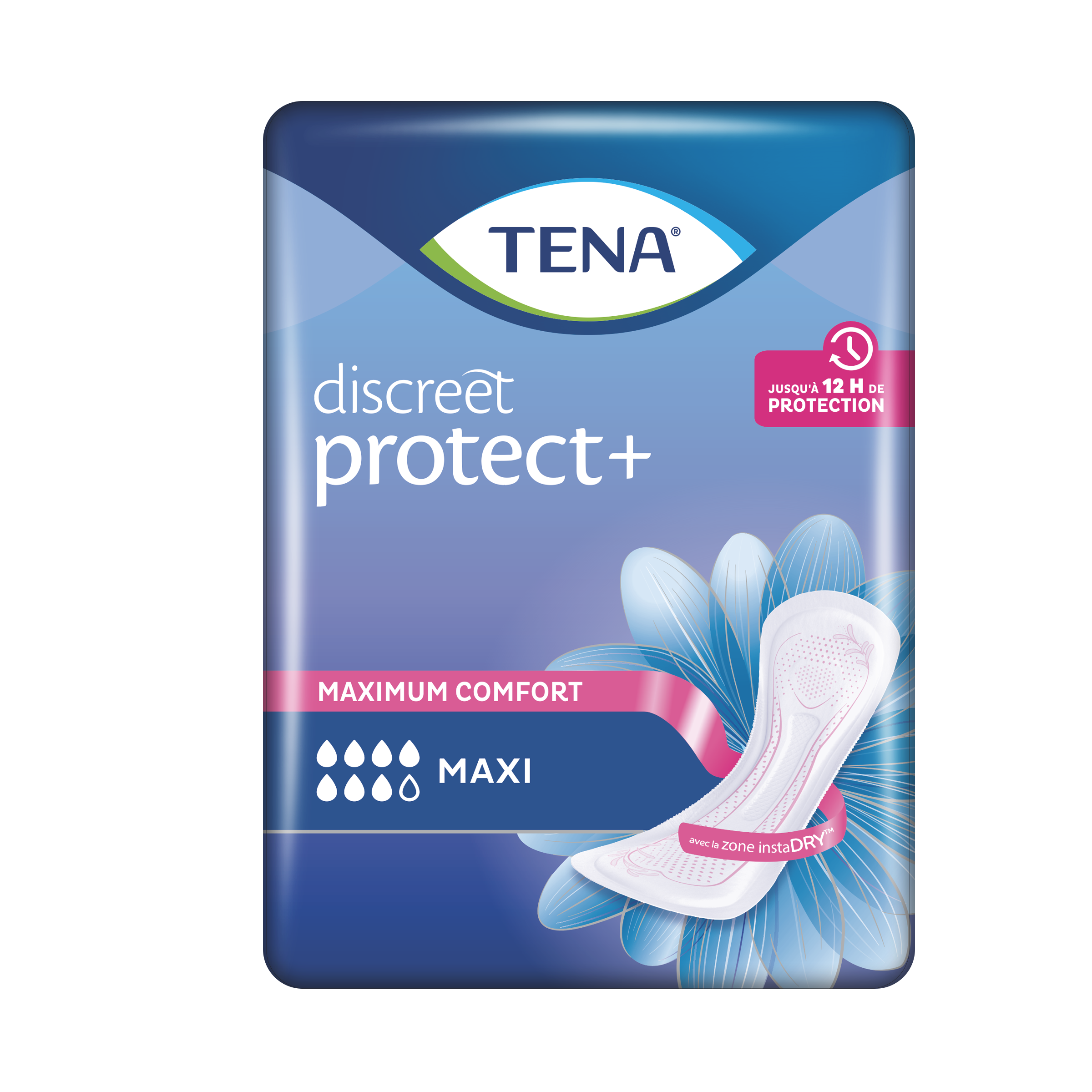 TENA Discreet&nbsp;Protect+ Maxi | Serviette pour fuites urinaires