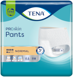 Erkekler ve kadınlar için TENA ProSkin Normal rahatça giyilebilen emici külot