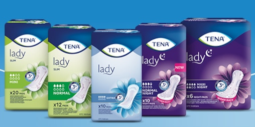 TENA skin care products 