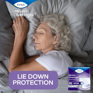 TENA Overnight incontinence underwear for a worry free night’s sleep