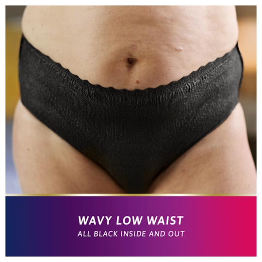 Wavy low waist
