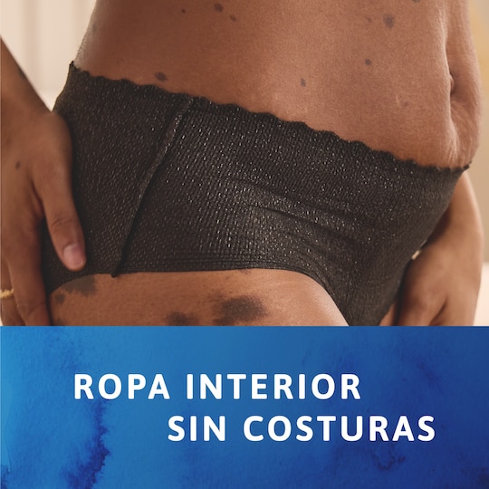 Cintura con diseño fruncido de la ropa interior TENA Silhouette