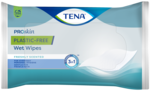 Lingettes imprégnées TENA ProSkin Wet Wipes sans plastique | Taille adulte | 8pcs