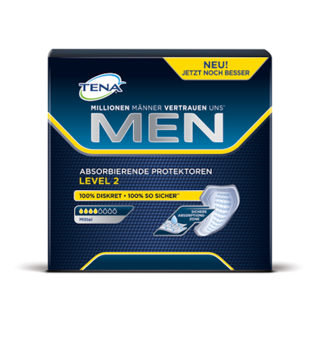 TENA MEN Level 2 – Für Männer zum Schutz bei mittlerem Harnverlust