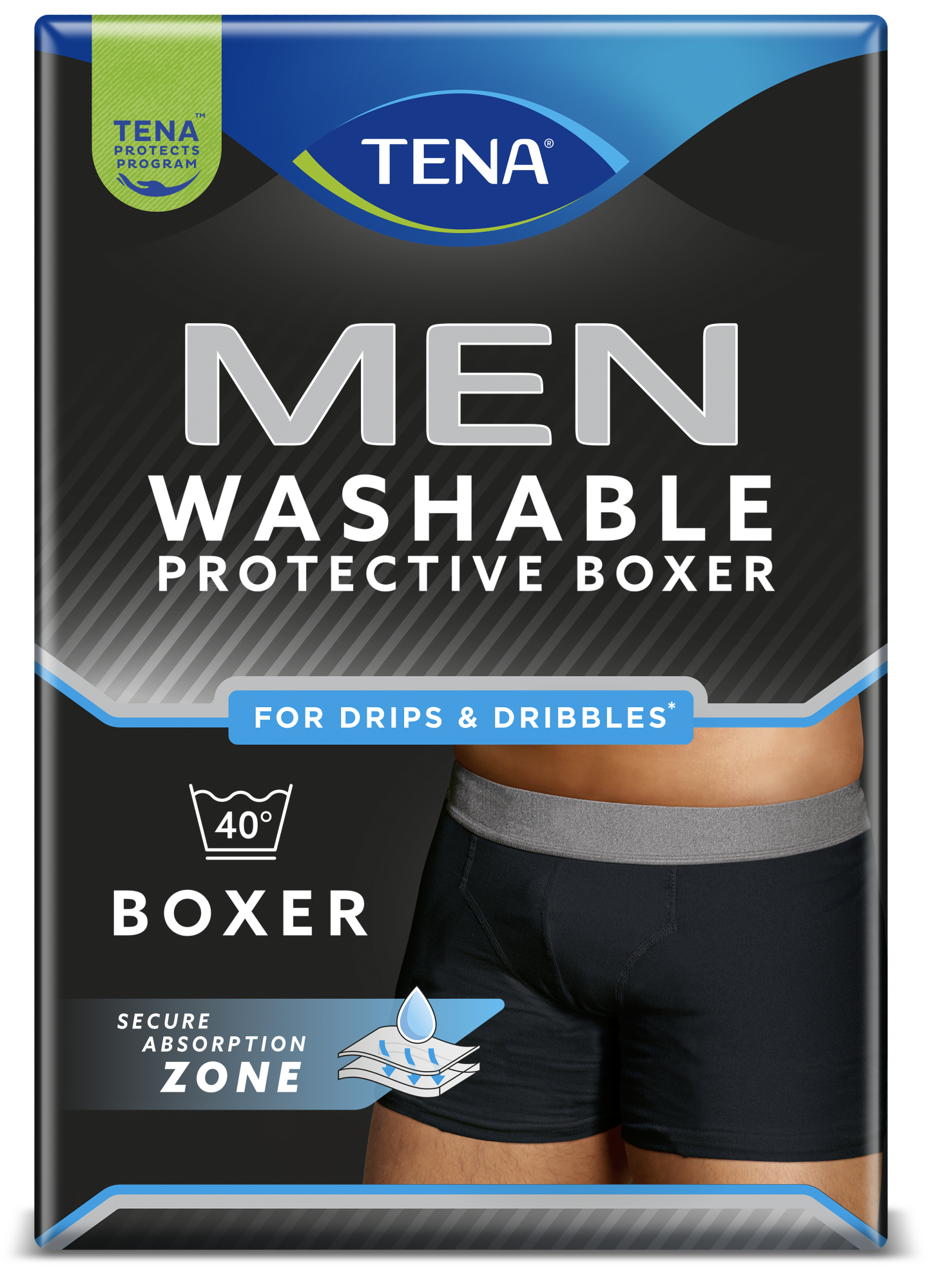 mens incontinence boxer shorts