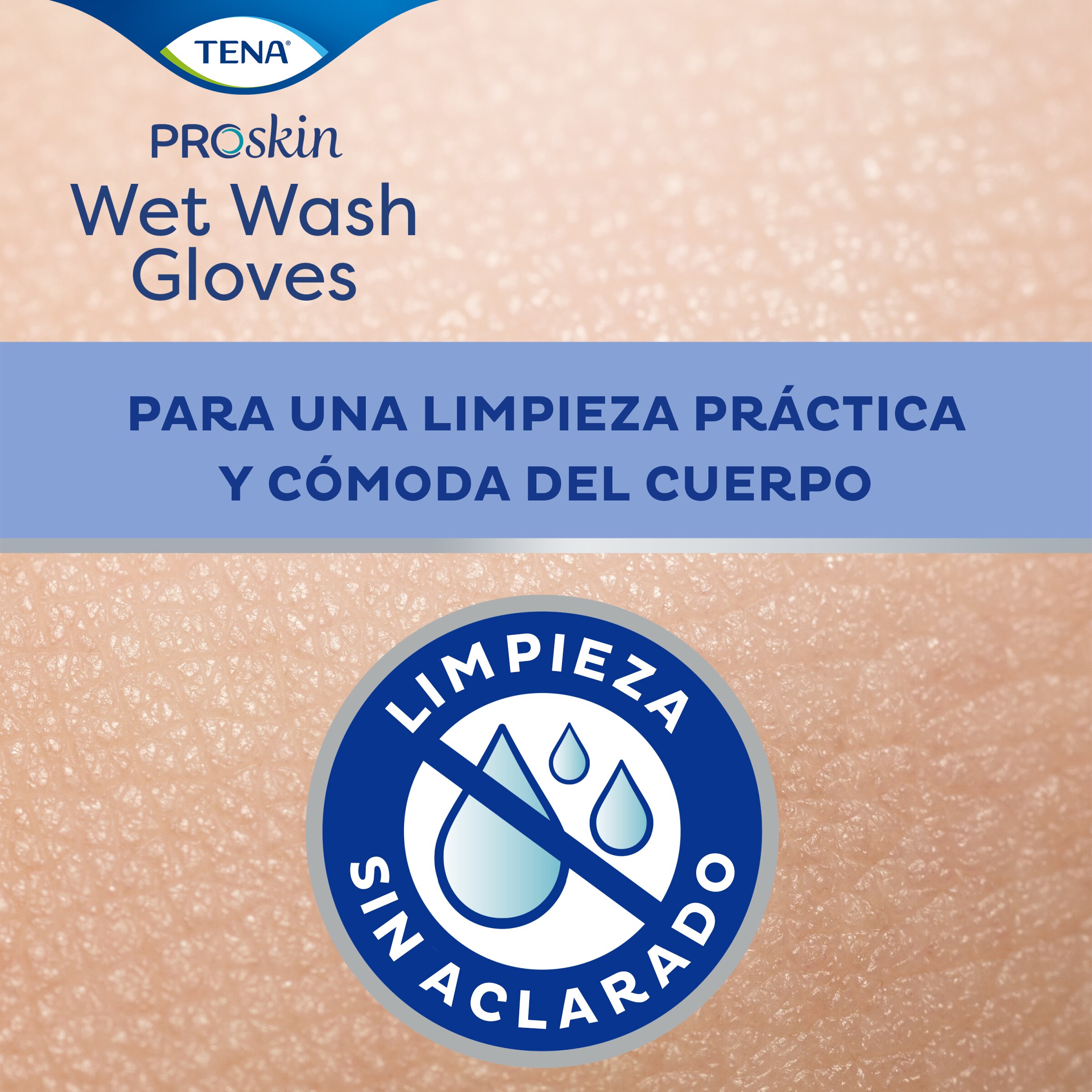 Para una limpieza práctica y cómoda del cuerpo