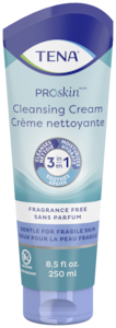 TENA ProSkin Cleansing Cream Fragrance Free Tube | For full body cleansing without water