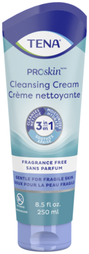 TENA ProSkin Cleansing Cream Fragrance Free Tube | For full body cleansing without water