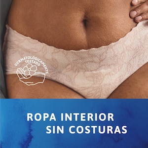 Cintura con diseño fruncido de la ropa interior TENA Silhouette