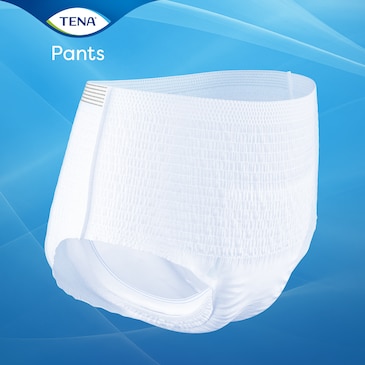 As TENA Pants são cuecas confortáveis e respiráveis para a incontinência que protegem contra as perdas, para um estilo de vida ativo 